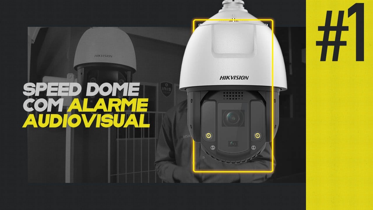 Speed Dome p/ Projetos com Alarme Audiovisual | Hikvision | DS-2DE7A432IW-AEB