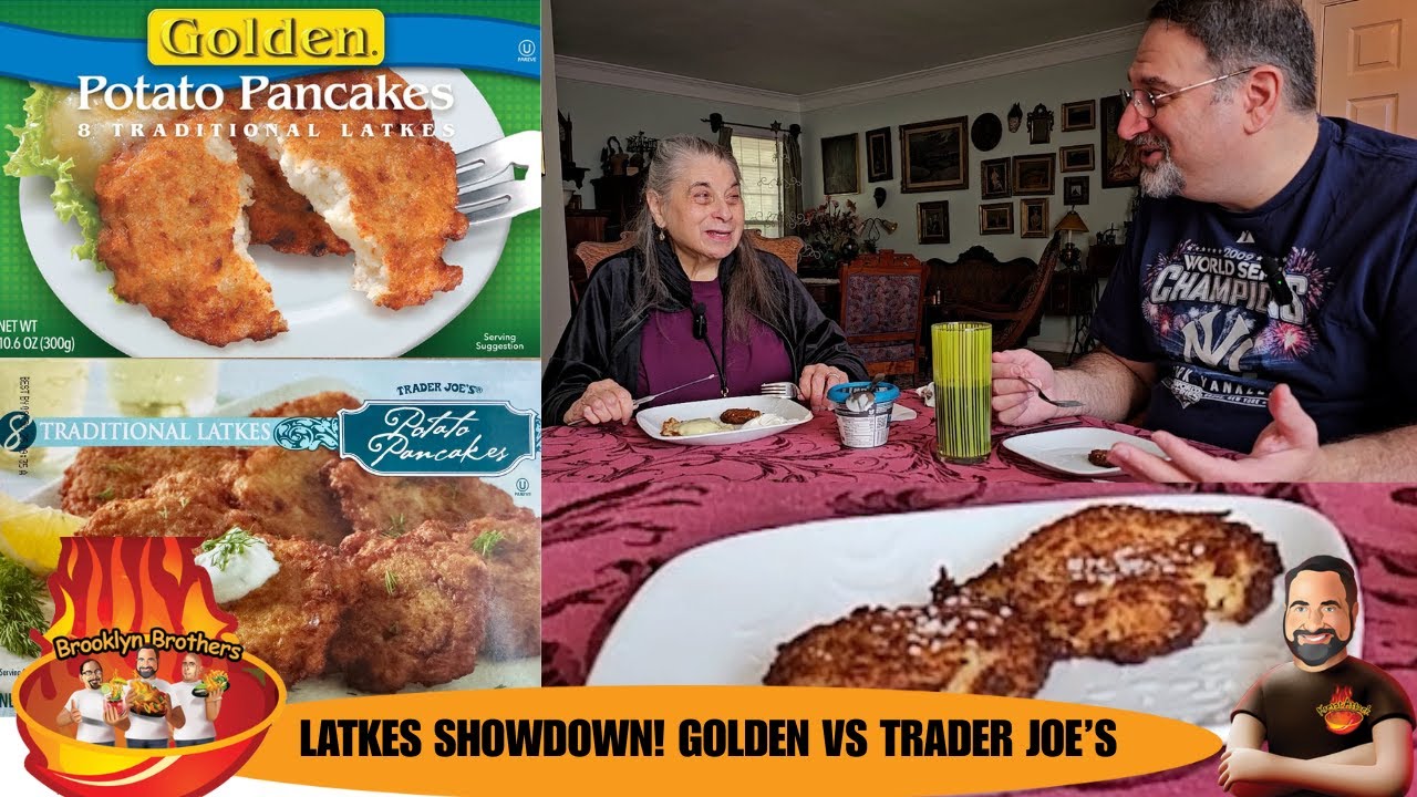 Ultimate Frozen Latkes Showdown Between Golden and Trader Joe's