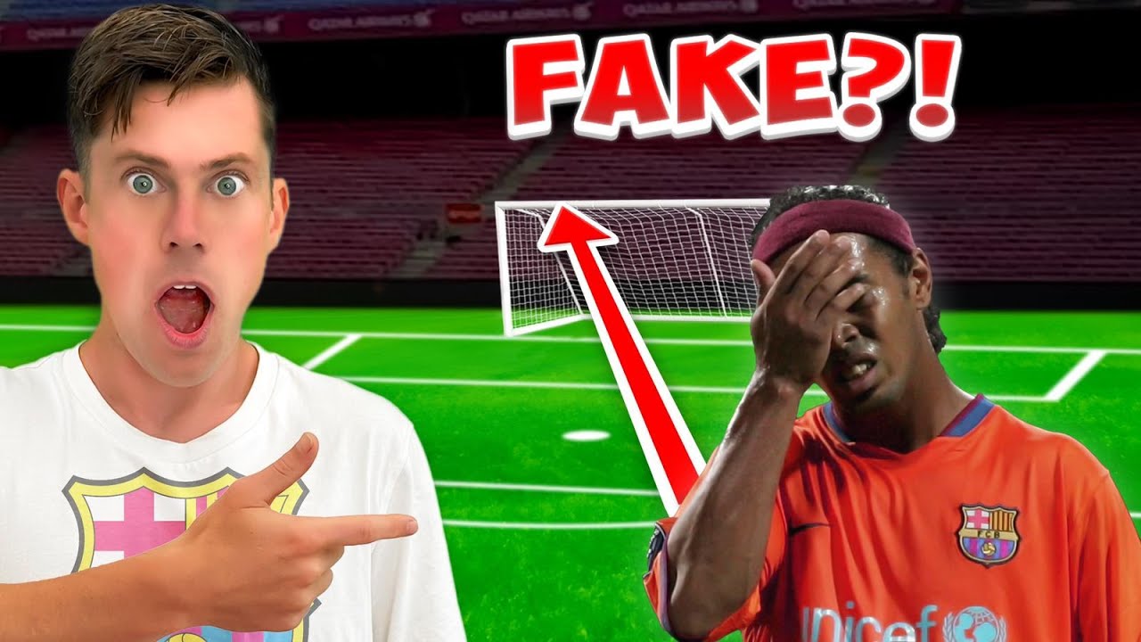 The Ronaldinho Crossbar Challenge was FAKE!! Here's How!!!!!!!