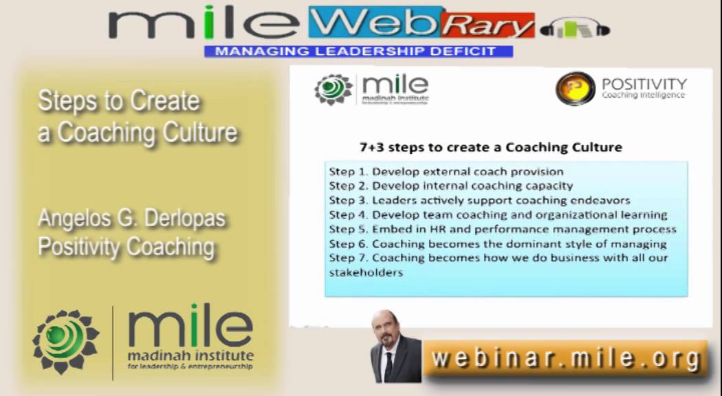 Steps to Create a Coaching Culture | Angelos G. Derlopas