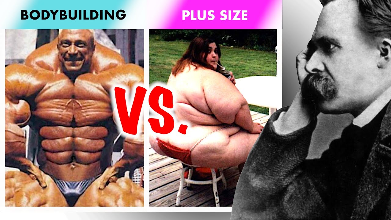 Nietzsche entlarvt: FITNESS-COACH trifft PLUS-SIZE MODEL (Aristokraten-Moral vs. Sklavenmoral)