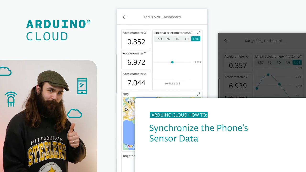 Synchronize the Phone&rsquo;s Sensor Data with Arduino Cloud
