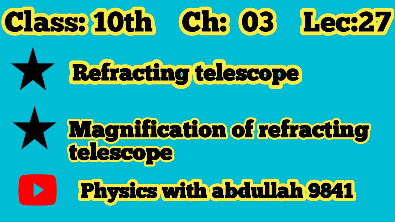 Refracting Telescope |