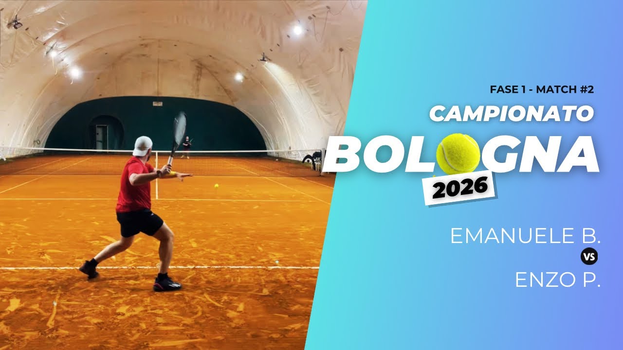COINCIDENZA INCREDIBILE con ENZO! Campionato Bologna - Tennis Highlights