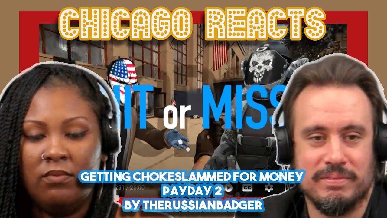 Theater Actor Reacts to GETTING CHOKESLAMMED FOR MONEY Payday 2 by TheRussianBadger