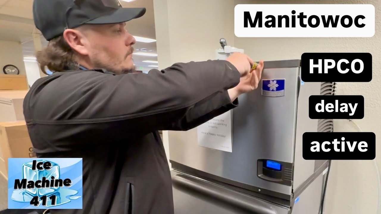 Устранение неполадок HPCO DELAY ACTIVE на льдогенераторе Manitowoc