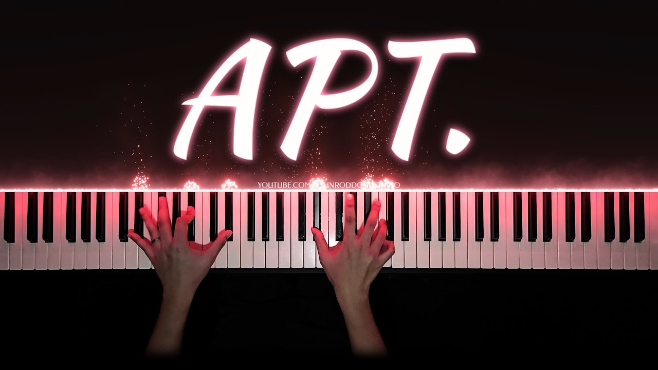 APT. - ROSÉ & Bruno Mars | Piano Cover with PIANO SHEET
