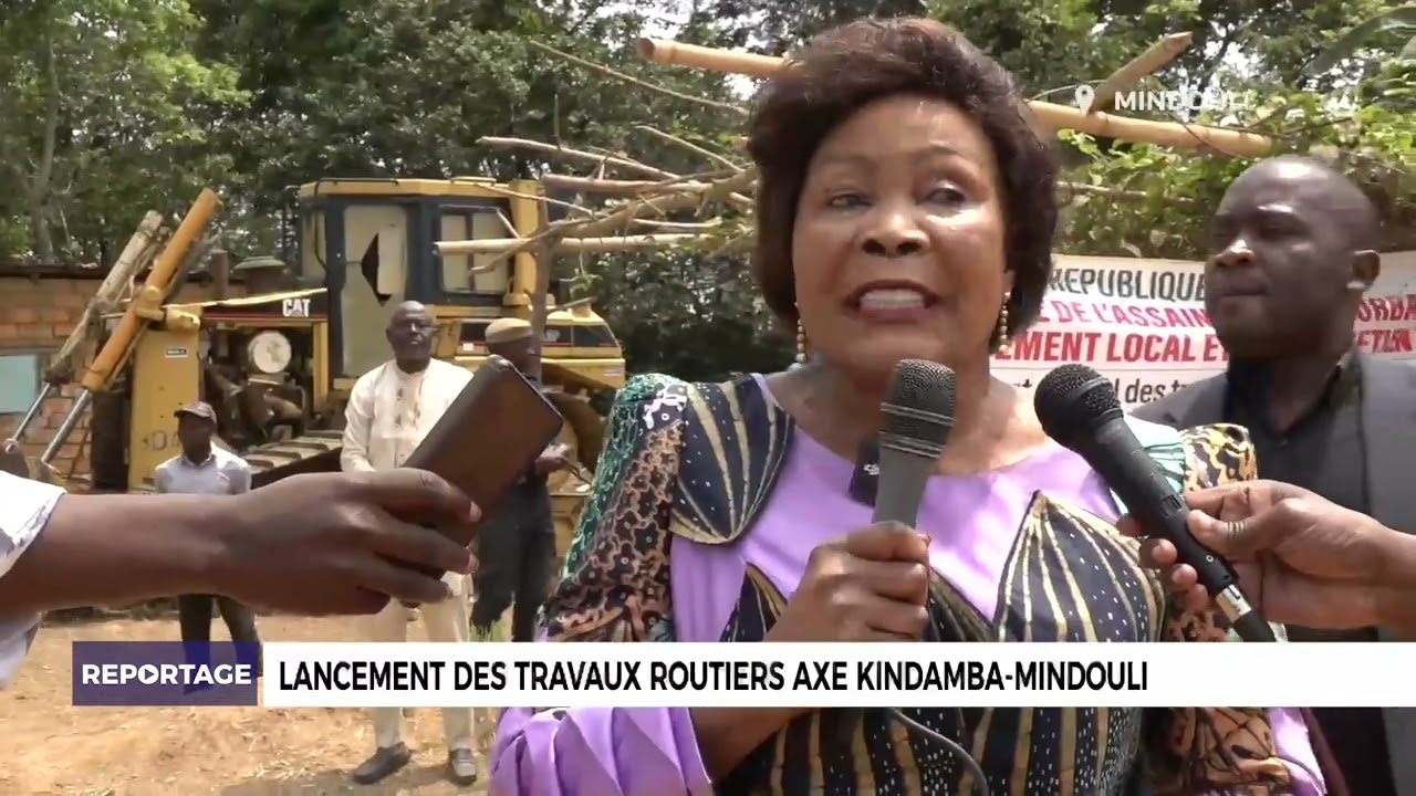 Lancement des travaux routiers sur l'axe Kindamba-Mindouli