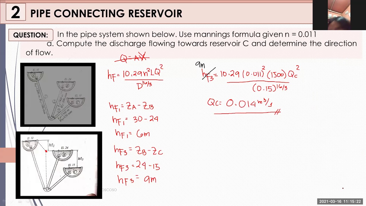 HYDRAULICS: SERIES AND PARALLEL PIPE 3