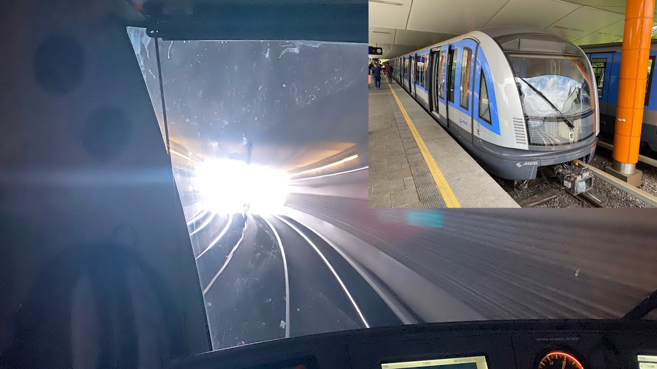 Im C2 der U-Bahn München als U5 vom Laimer Platz nach Neuperlach Süd mit Sound und Vollgas 80 km/h