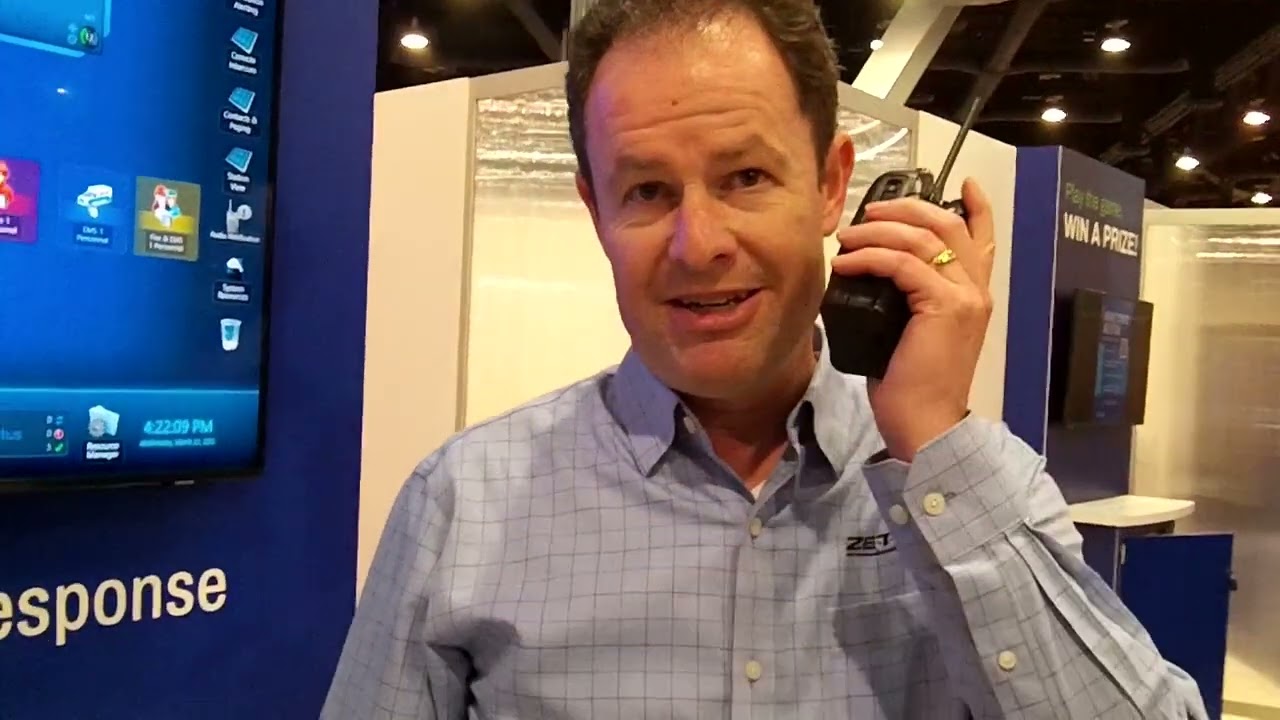 Zetron John Martyn demos MAX Fire Station Alerting 5.8 functionality
