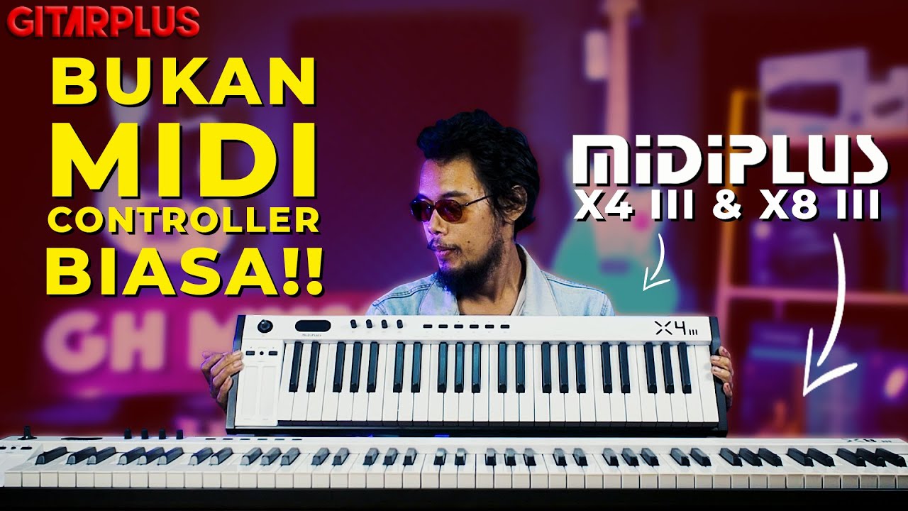 MIDICONTROLLER RASA PIANO! || REVIEW MIDIPLUS X4 III & X8 III