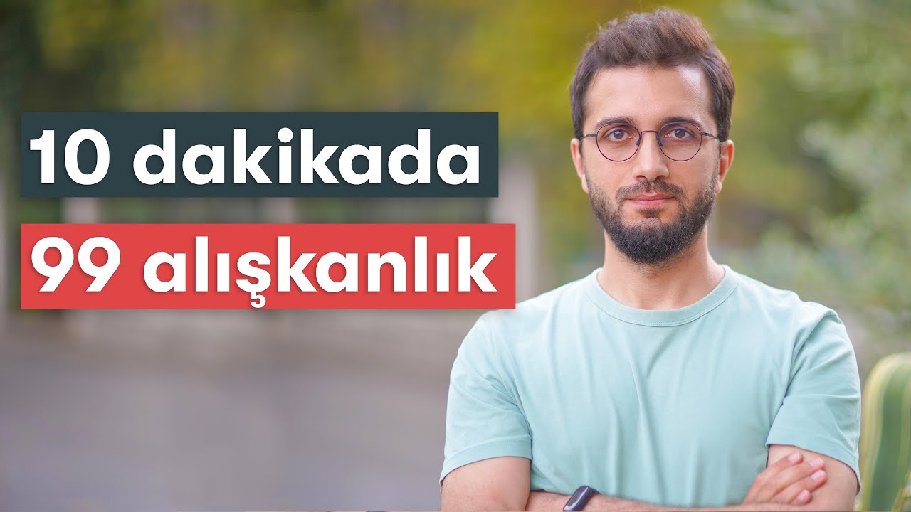 10 DAKİKADA 99 ALIŞKANLIK ÖNERİSİ ⏰ 🏄🏻‍♂️