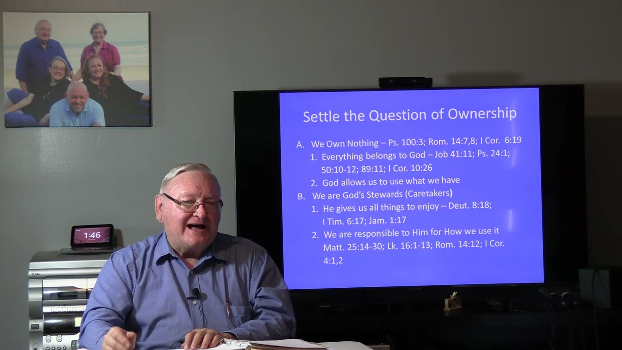 Living Wisely:  Lecture 11.  "Biblical approach to financial success"