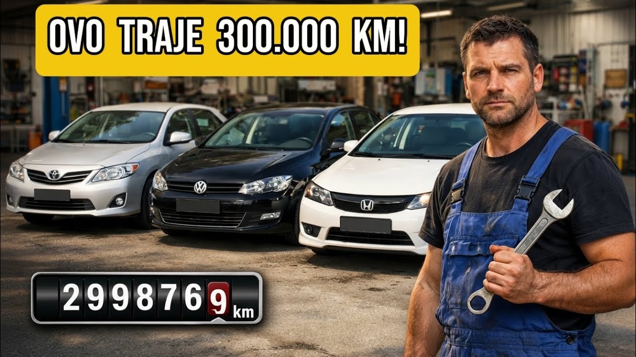 Koja auta stvarno traju 300.000 km? Mehaničarska realnost 2026 🚗