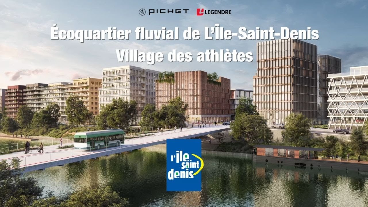 Écoquartier Fluvial de L'Île-Saint-Denis (93) - Village des Athlètes l Groupement Pichet-Legendre