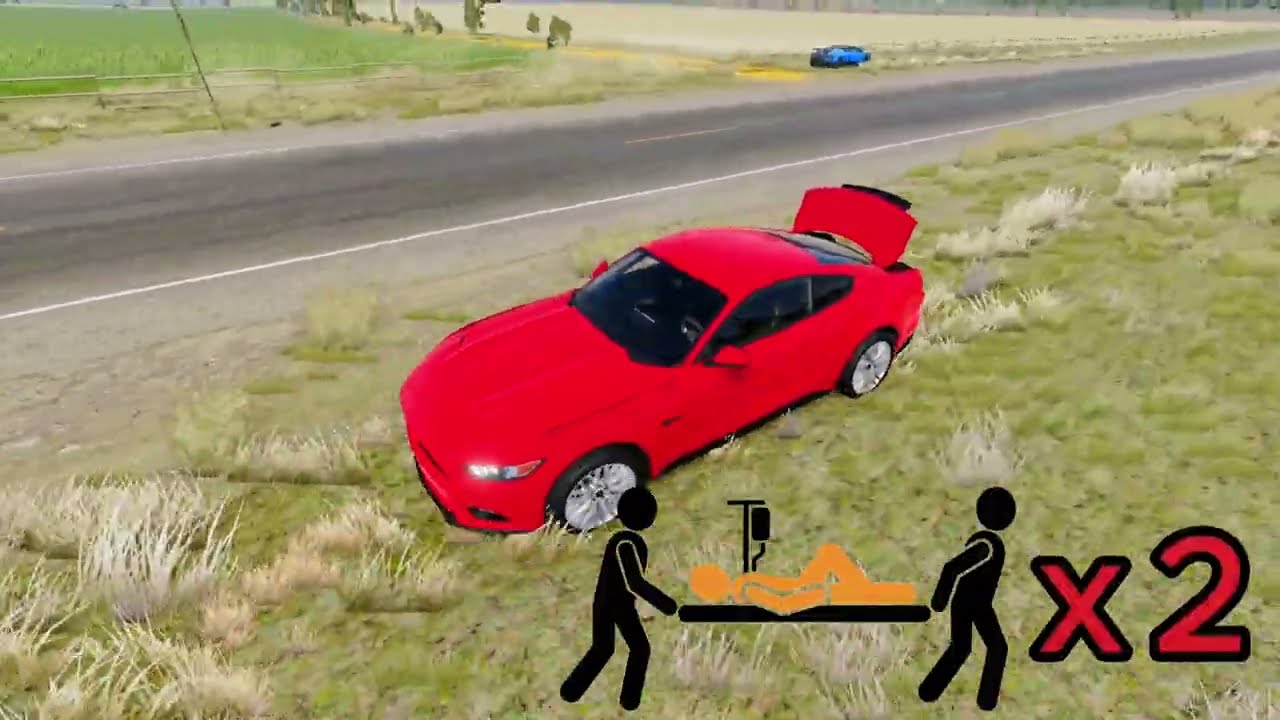 Cars vs Realistic Crash Test 🔥| Detailed Crash Scene BeamNG.drive #2