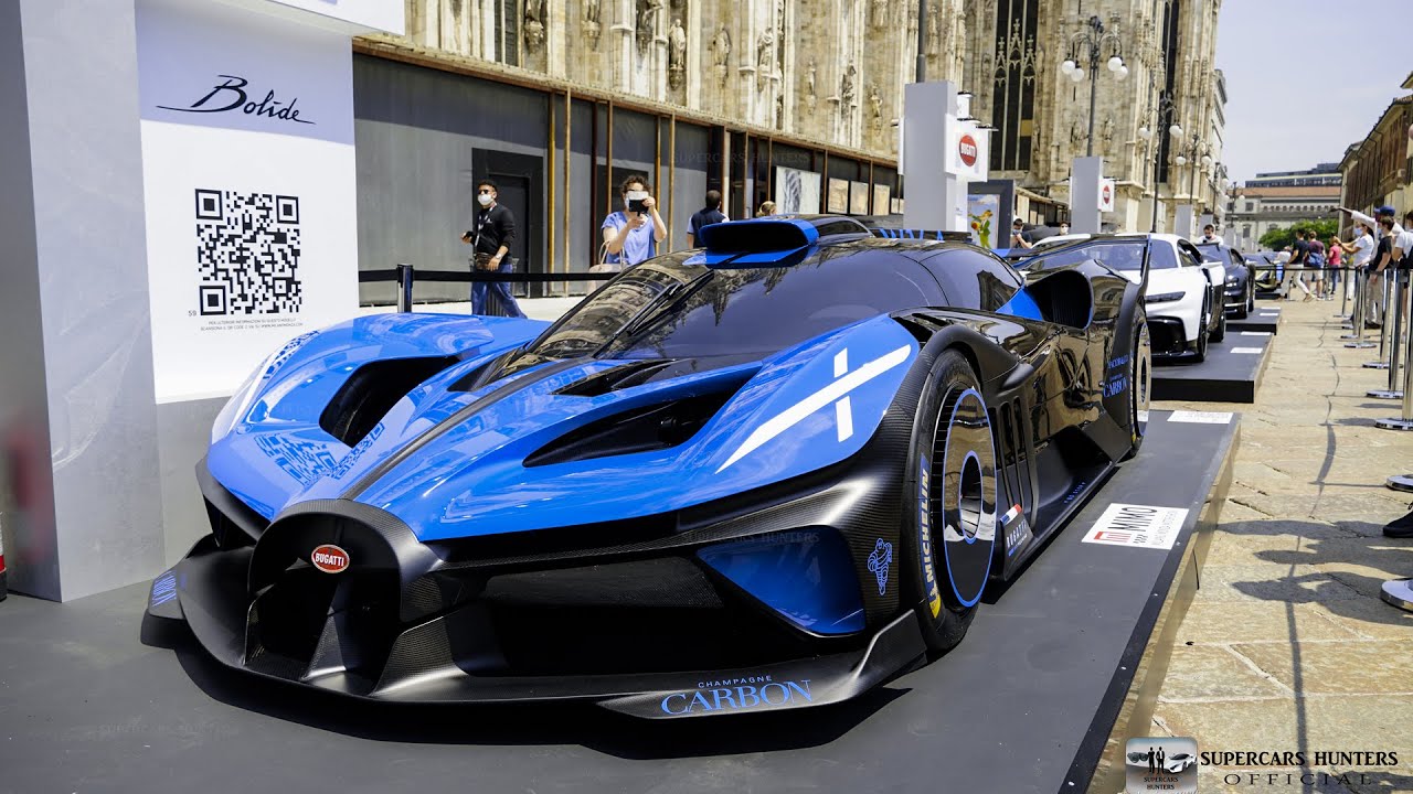Milano Monza Motorshow 2021 -1: Bugatti Bolide, Chiron Super Sport, SIAN, Huracan STO...
