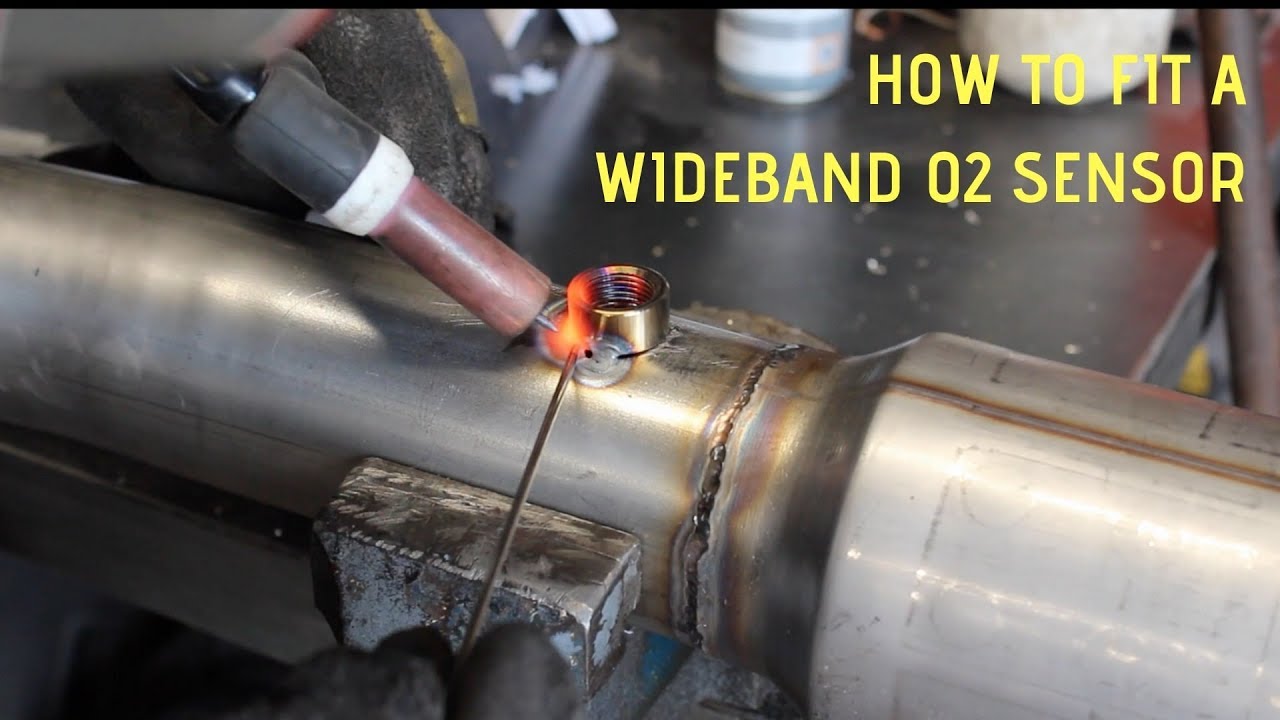 How to fit a weld on wideband O2 sensor boss