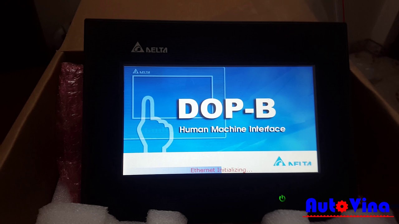 Hướng dẫn download upload màn hình HMI Delta DOP-B07E411 qua Ethernet