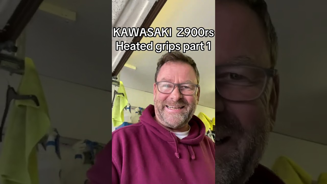 KAWASAKI Z900 rs heated grips part 1