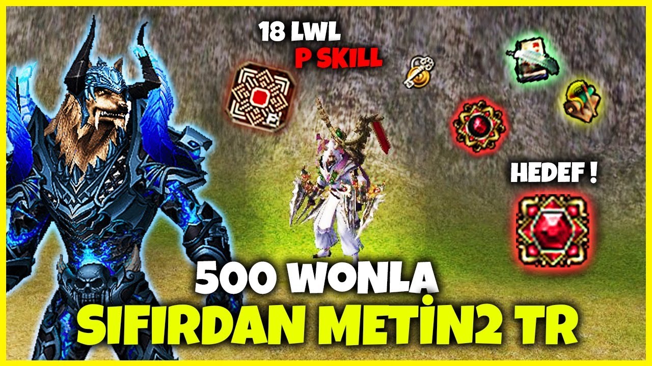 METİN2 TR SIFIRDAN! 500 WON İLE EFSANE BAŞLANGIÇ! I Metin2 TR [Ruby] Lucifer#1