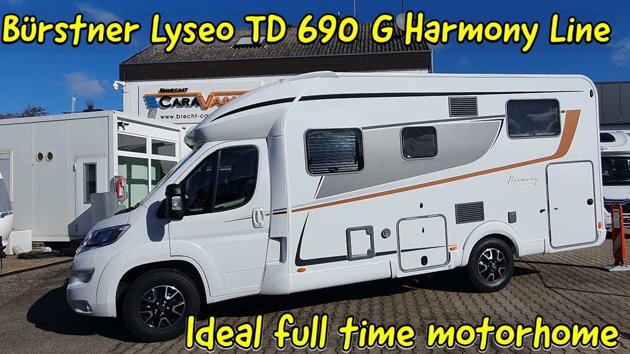 A full time motorhome tour. Burstner Lyseo TD690G Harmony Line