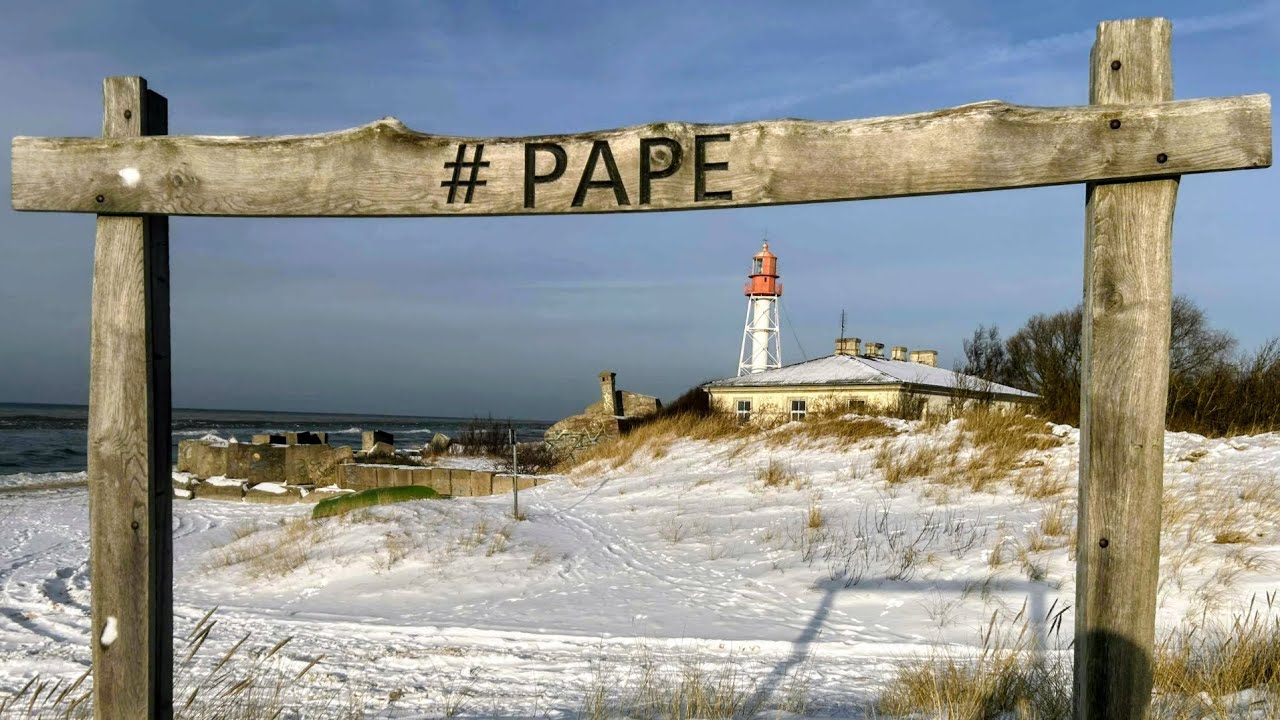 Pape, Latvia, winter