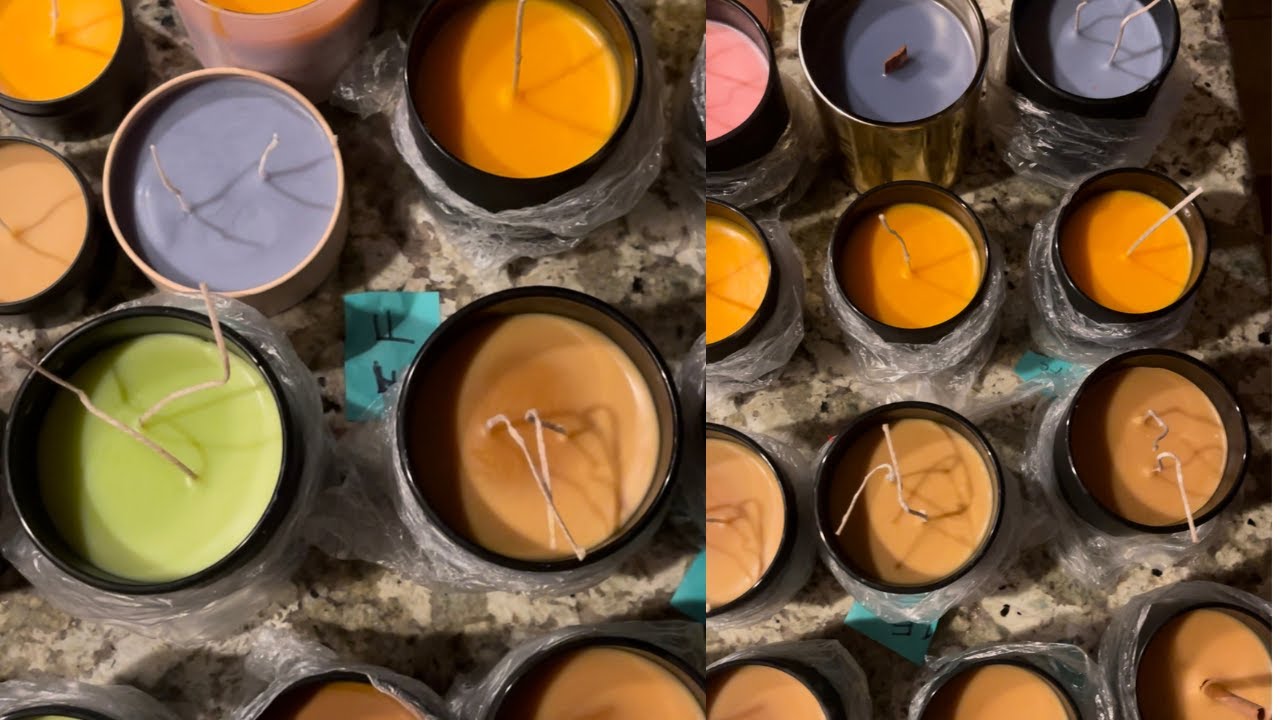 Cómo  hacer velas organicas con aroma y colores fuertes | una vela lujosa para cualquiier momento.