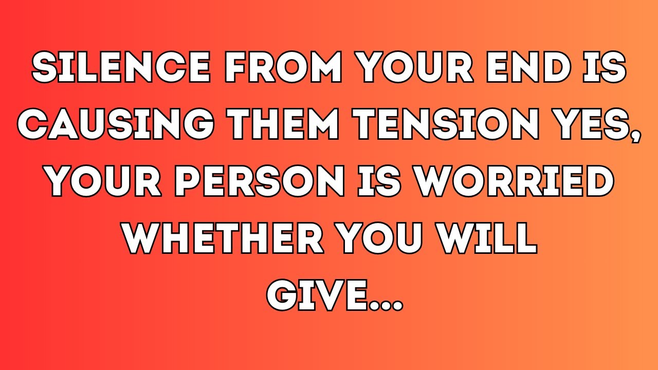 🛑Today god message | Silence from your end is causing them tension yes, your... | #god #godmessage
