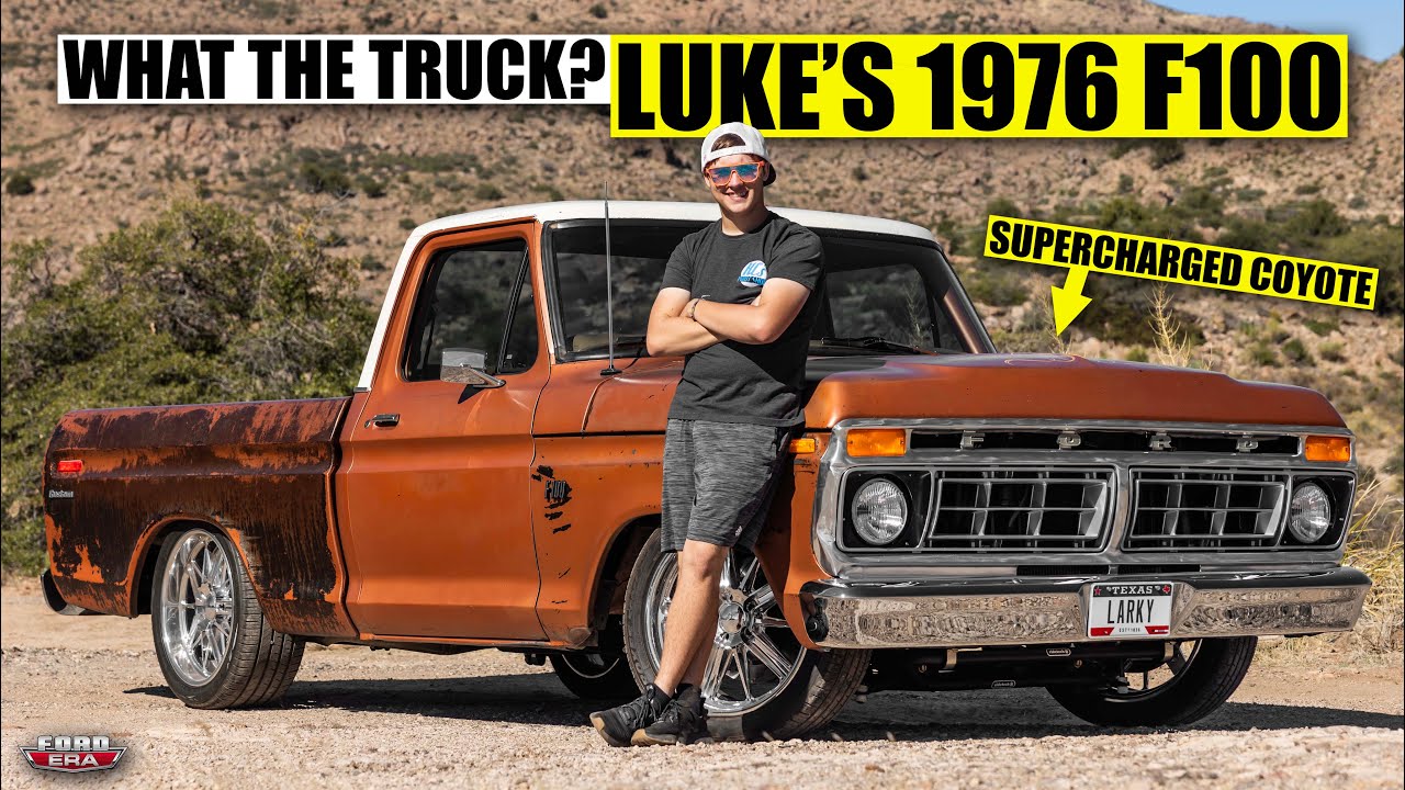 Luke's Supercharged Coyote Swapped '76 F100!