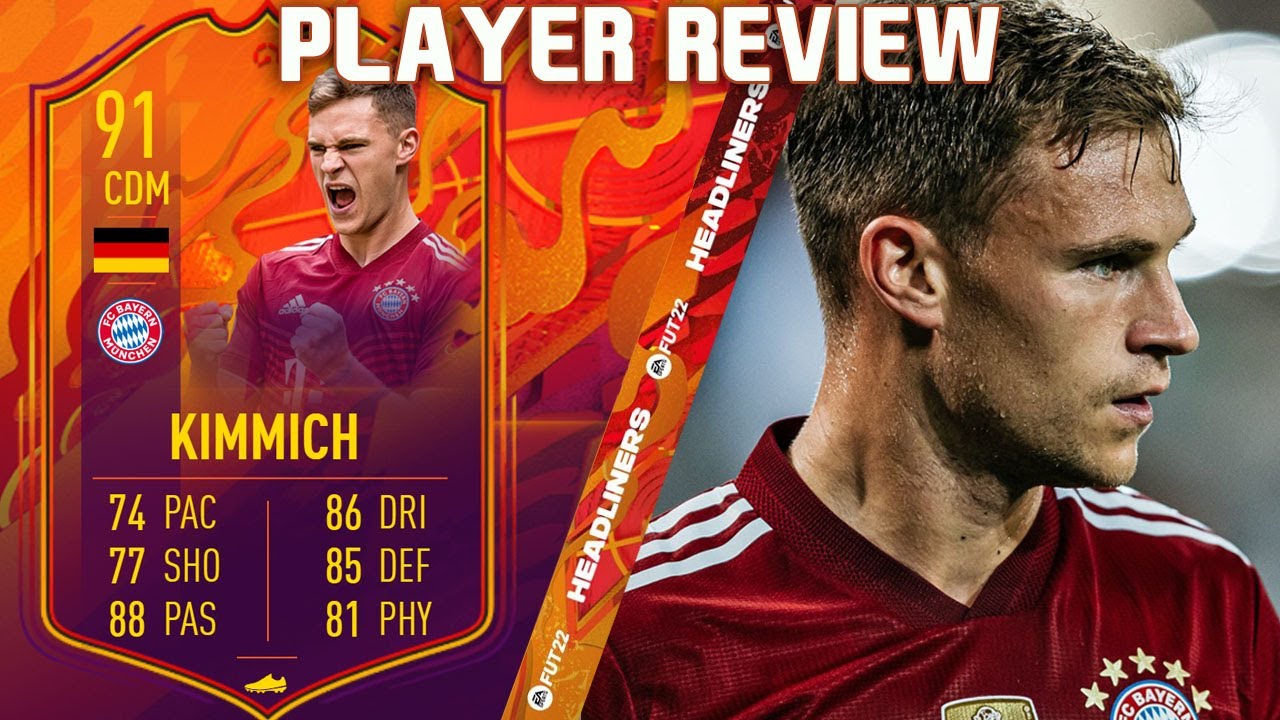 PHENOMENAL PLAYER! 🔥 91 HEADLINERS KIMMICH PLAYER REVIEW! FIFA 22 ULTIMATE TEAM