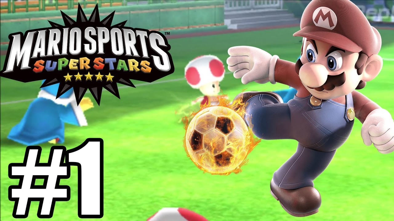Mario Sports Superstars Gameplay Walkthrough Part 1 - Football ( Soccer )