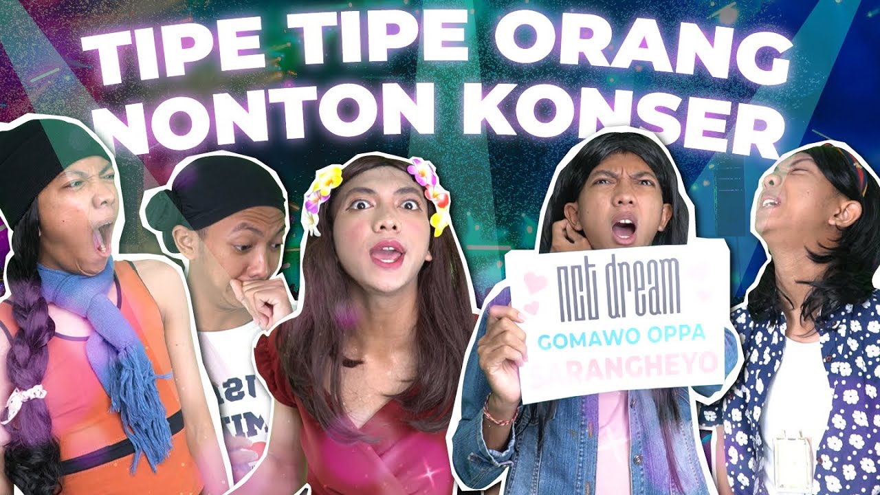 TIPE TIPE ORANG NONTON KONSER🤩😱