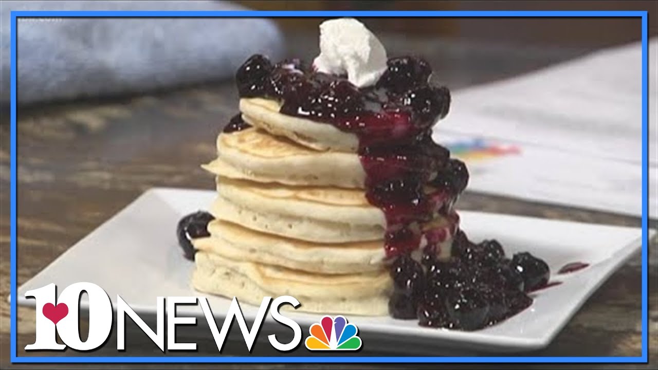 In the kitchen: Ricotta pancakes with blueberry-lemon compote