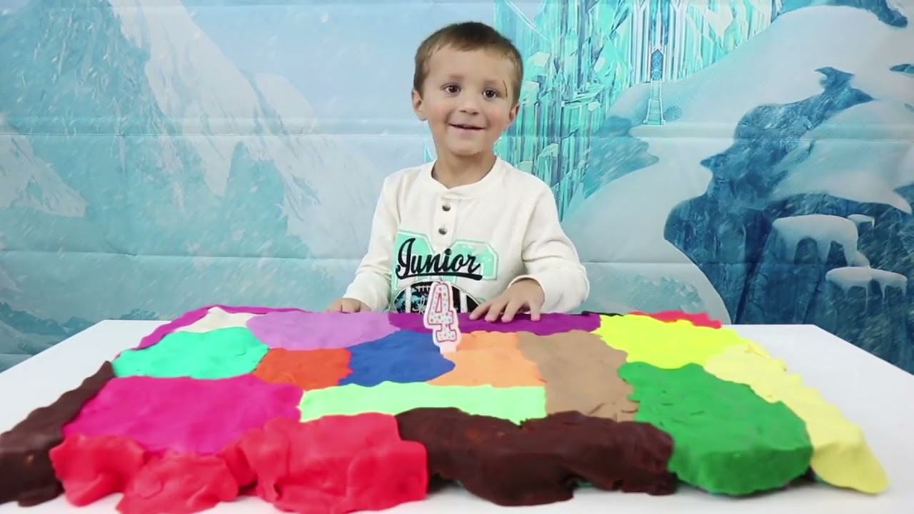 Chase's Corner Playdoh Birthday Cake Surprise w Shopkins & Song #2 DOH MUCH FUN