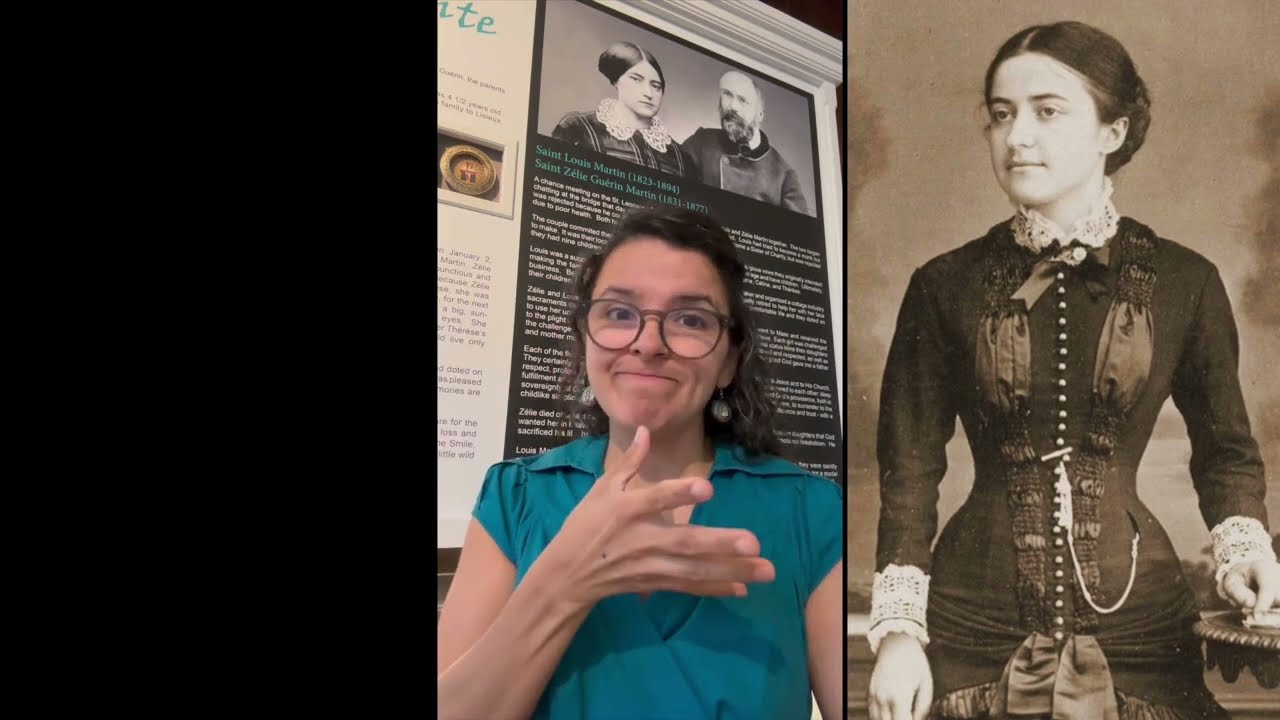 St Therese of Lisieux in ASL