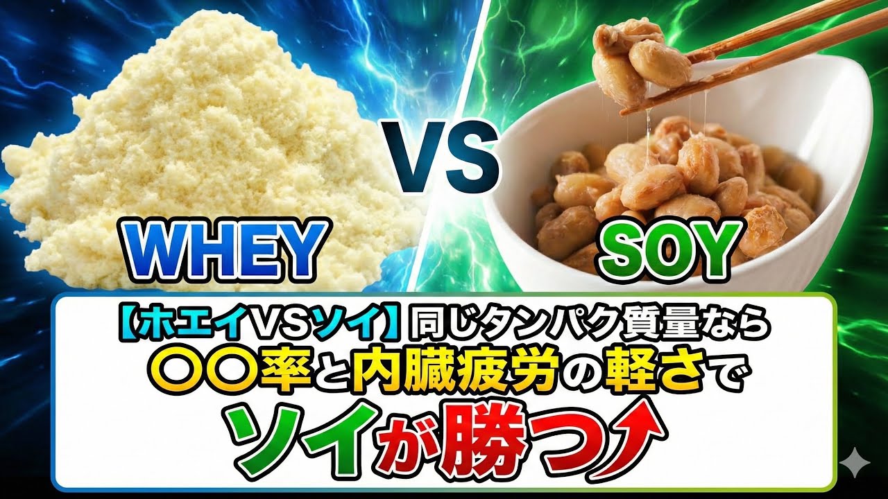 【やっぱ常識は適当】なぜホエイが筋肥大すると思われてるのか？なぜ、日本人はソイを摂るべきか？