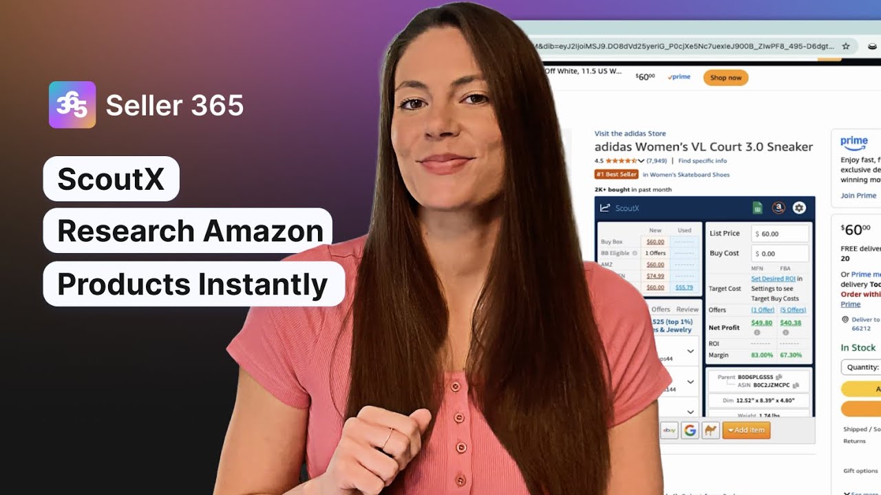 ScoutX Chrome Extension Tutorial | Amazon Product Research Made Easy with Seller 365