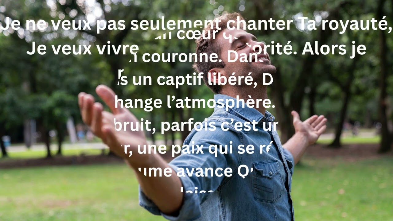“Jésus, règne dans ma vie”