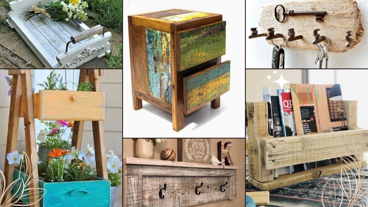 Eco Chic Creations: модная переделанная деревянная мебель и идеи декора для современных домов