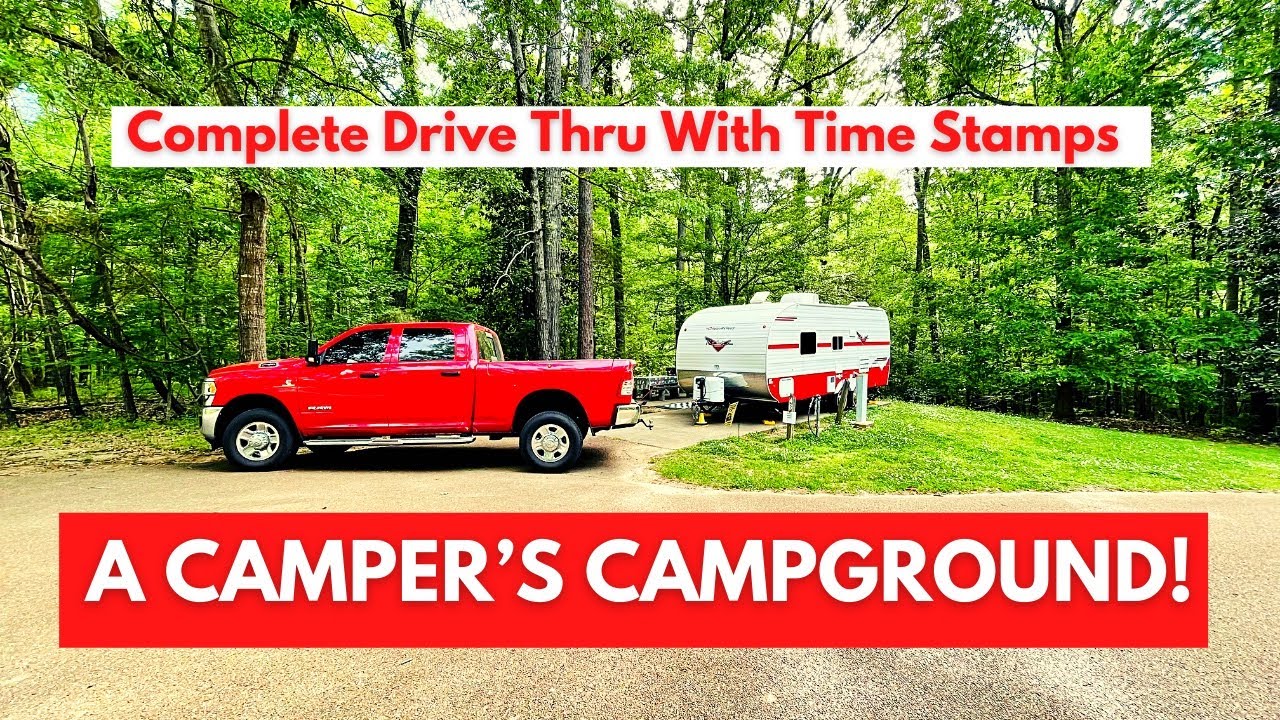RV Camping at Natchez State Park in Natchez, Mississippi
