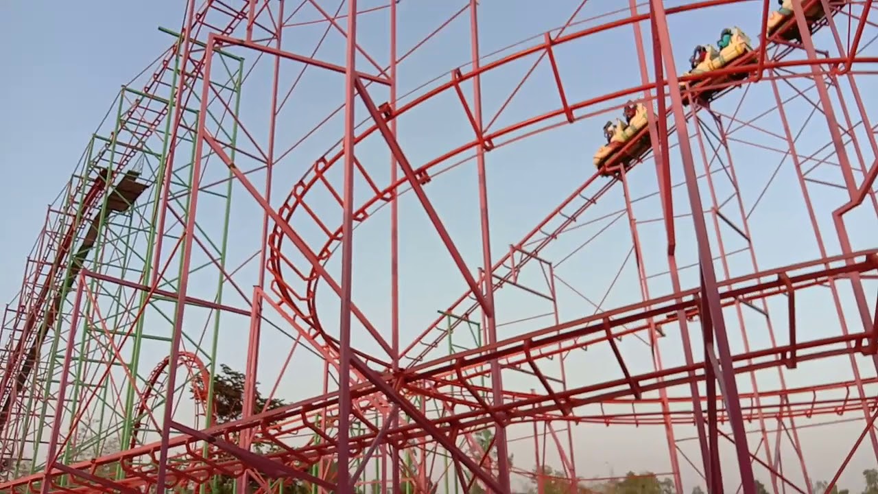 Enjoy RollerCoster in Anandi Magic World Banthra Kanpur Road Lucknow