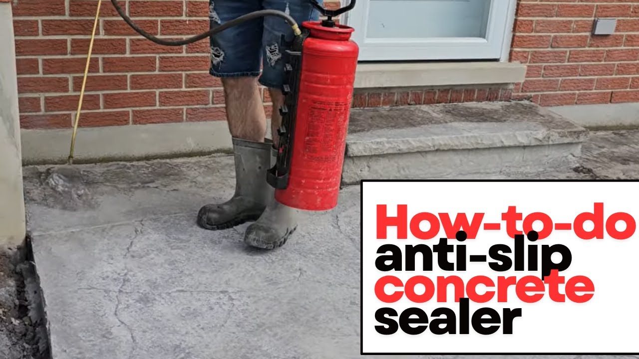 КАК НАНЕСТИ ПРОТИВОСКОЛЬЗЯЩИЙ #CONCRETESEALER
