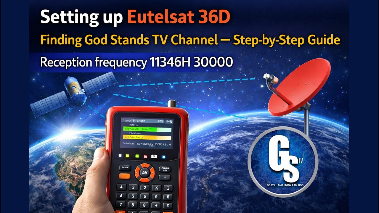 Настройка спутника Eutelsat 36D: Ищем канал God Stands TV — Пошаговый гайд