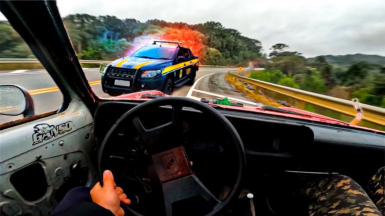 BATEMOS DE FRENTE COM A PRF COM O CHEVETTE