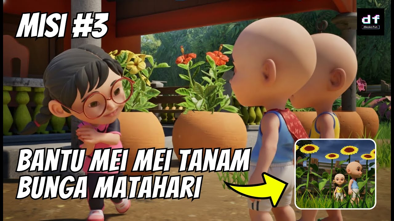 Bantu Mei Mei Cantik Tanam Bunga Matahari | Upin Ipin Uvinerse Gameplay