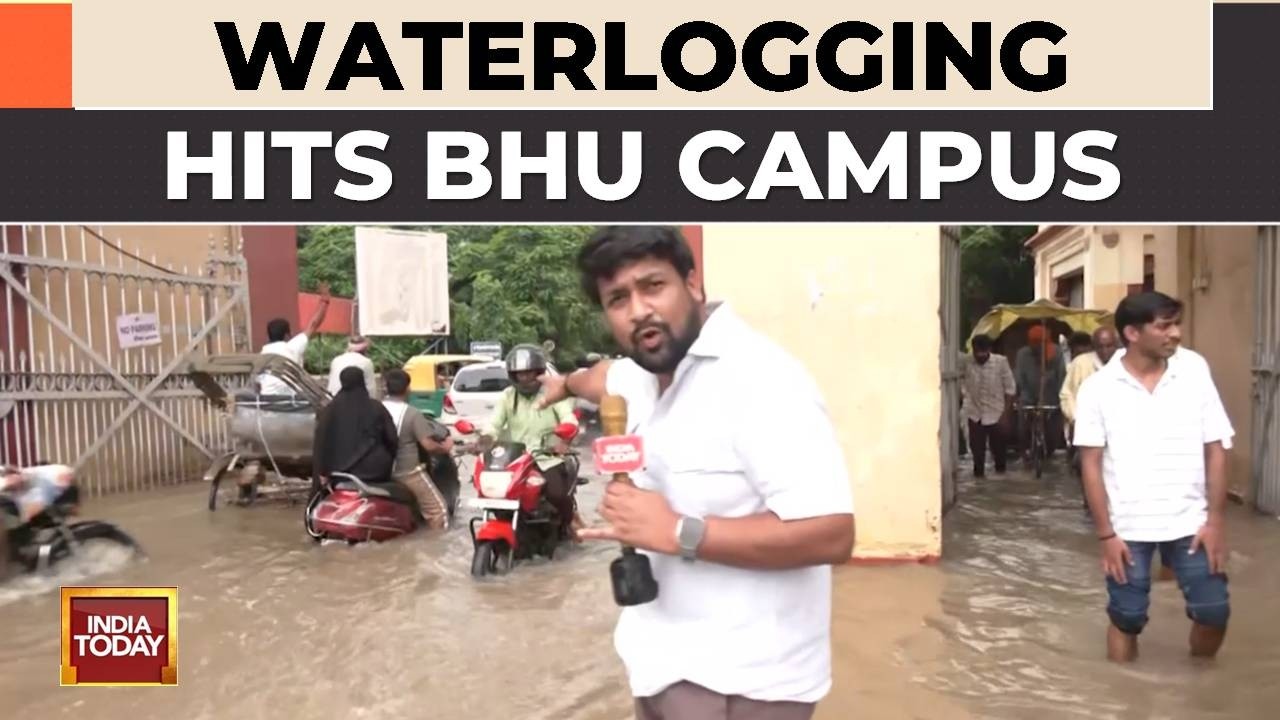 Ground Report: Severe Waterlogging Hits BHU Campus In Varanasi; Classes Canceled As Water Rises