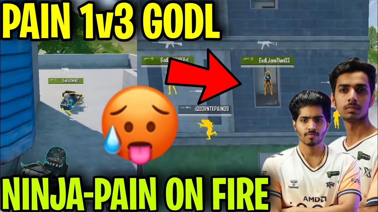 Pain 1v3 Godl in BGIS 🤯 RNTX 16 Frags WWCD 🔥