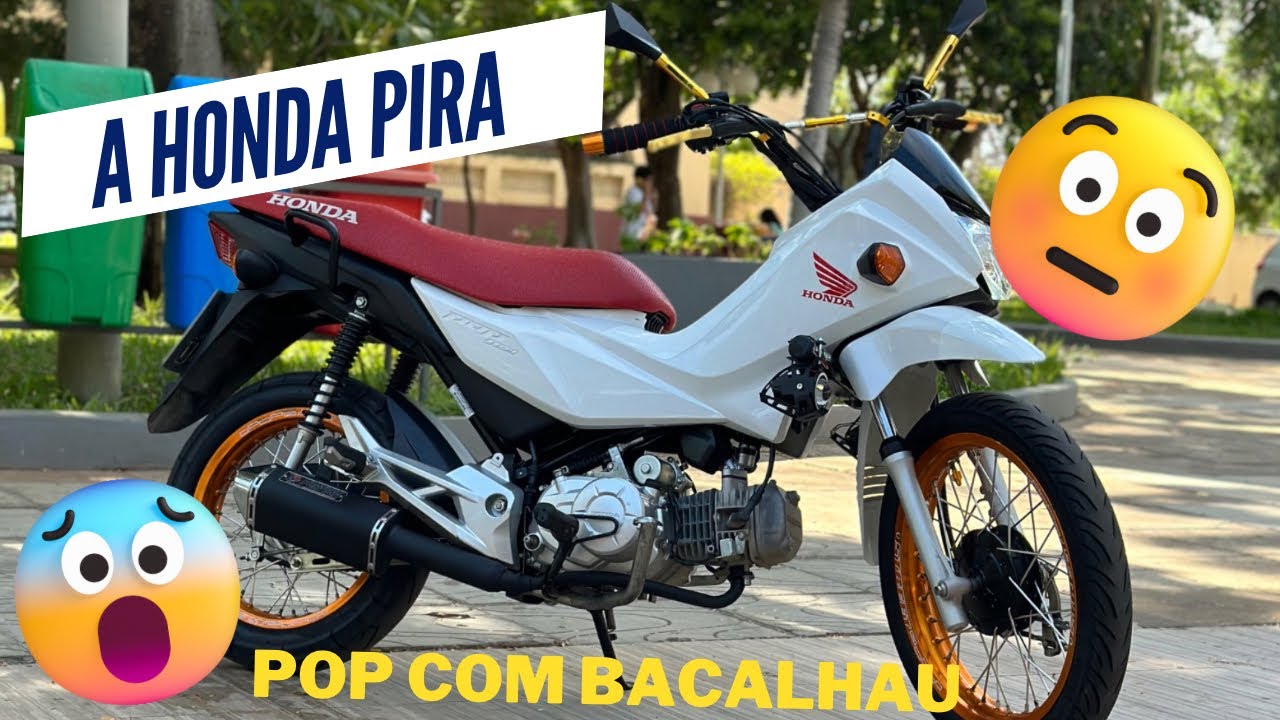 Instalando bacalhau,painel digital e partida elétrica na pop 110